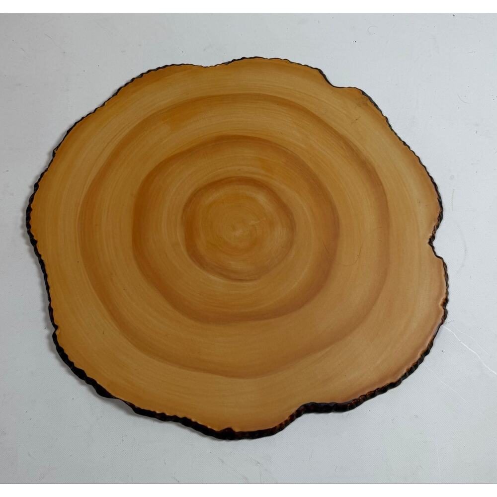 World Tableware Faux Wood Slice Plate/Platter FWS-12 11”